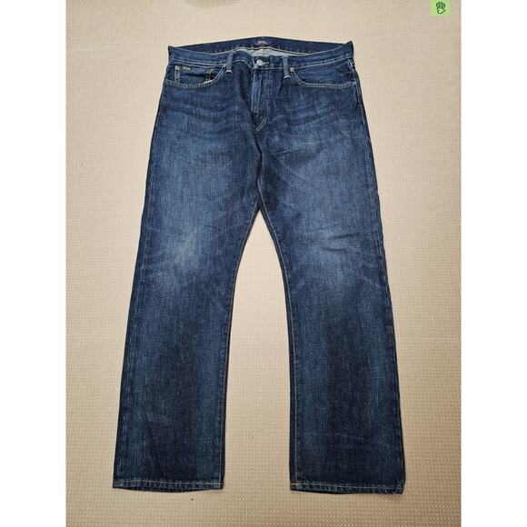 Polo Ralph Lauren Jeans Men’s 34x30 The Hampton Relaxed Straight Medium Wash - Picture 6 of 12